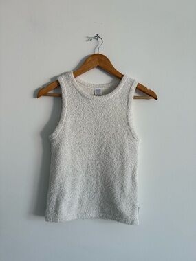 Calvin Klein Cream Teddy Tank Top
